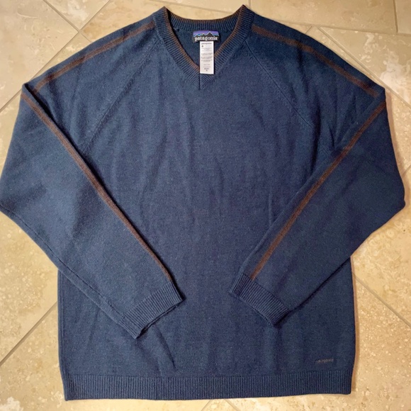 Patagonia Other - Patagonia - Wool/Cashmere Blue/Grey Sweater - M